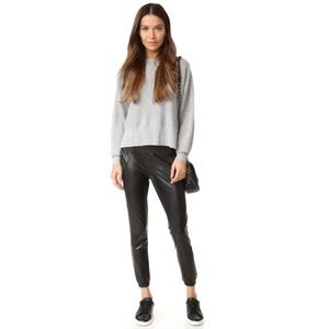 David Lerner Leather track pant